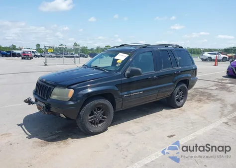 1999 Jeep Grand Cherokee Limited z USA, uszkodzony, nr VIN 1J4GW68N6XC614389